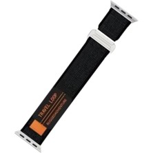 Newface Apple Watch 38MM Alice Kumaş Kordon - Siyah