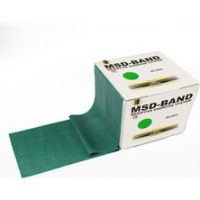 Feyza Design Esnek Egzersiz Bandı, Pilates Direnç Çubuğu 1.5 mt Yeşil