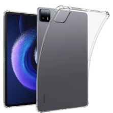 Marsilyan  Xiaomi Pad 6 Kılıf Anti Shock Tablet Silikon - Şeffaf