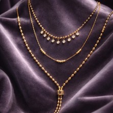 Çelik Kadın 14 K Dorika Kolye