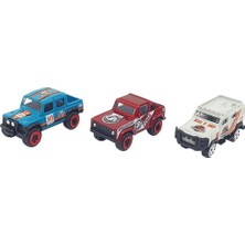 Karahanbey 3'lü Araba Off-Road Seti - Die Cast - DS045 (Lisinya)
