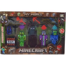 Karahanbey Minecraft 4 Lü Figür ve Aksesuarları - 1993 (Lisinya)