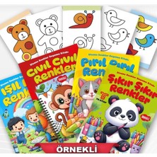 Karahanbey Efsane Renkler Örnekli̇ Boyama Kitabı 4 Kitap Set
