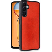 Newface Samsung Galaxy A36 Kılıf Aras Deri Kapak - Kırmızı