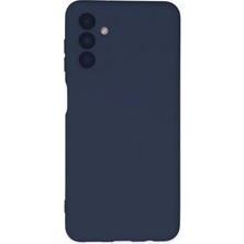 Newface Samsung Galaxy A04S Kılıf Nano Içi Kadife Silikon - Lacivert