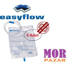 Easyflow Musluklu Steril İdrar Torbası 2000 ml 5'li Paket