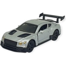 Karahanbey Çek Bırak Metal Küçük Arabalar 8 cm - 6411A-16 - Gümüş (Lisinya)