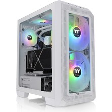 Thermaltake View 300MX Beyaz TG 2x200mm, 1x120 ARGB Fanlı, Mesh + TG Panelli MidTower Oyuncu Kasası (CA-1P6-00M6WN-00)