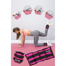 Feyza Design 2,5 kg Fuşya Deluxe Comfort El ve Ayak Ağırlığı Rahatlatıcı Set