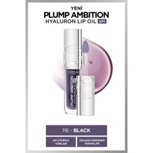 L'oréal Paris Plump Ambition Hyaluron Lip Oil Ph Dudak Parlatıcısı - 116 Black