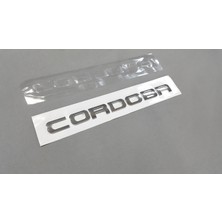 Fabrikasyon Seat Cordoba 6k 6l 1998-2010 Bagaj Yazısı Krom