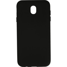 Marsilyan  Samsung Galaxy J7 Pro / J730 Kılıf Nano Içi Kadife Silikon - Siyah