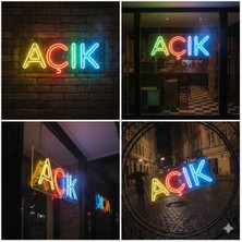 Kamer Neon LED Işıklı Açık
