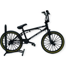 Karahanbey Model Araçlar -1:8 Metal Bmx Bisiklet - Die -Cast 17 cm - Siyah (Lisinya)