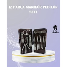 Marsilyan Seyahat Için Taşınabilir Deri Çantalı Bakım Seti