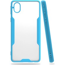 Newface Samsung Galaxy A01 Core Kılıf Platin Silikon - Mavi
