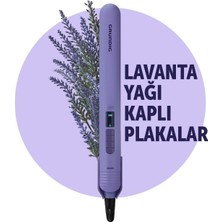 Grundig Lavanta Yağı Kaplı Iyonik Saç Düzleştirici, Parlak ve Sağlıklı Saçlar Için