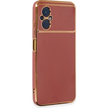 Newface Xiaomi Poco M5 Kılıf Volet Silikon - Kırmızı