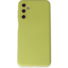 Newface Samsung Galaxy M34 5g Kılıf Nano Içi Kadife Silikon - Sarı