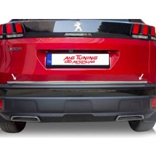 A&G Tuning Peugeot 3008 Krom Bagaj Alt Çıta FORMLU2016 ve Üzeri P.çelik