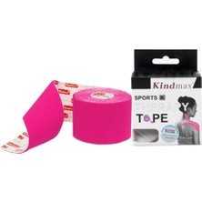 Feyza Design Esneklik ve Destek Sağlayan Pembe Kinesio Tape, Sporcu Bandı