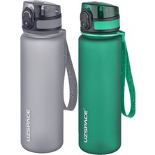 Feyza Design Çiftli 500ML Tritan Su Matarası Seti, Sağlıklı ve Hafif Tasarım