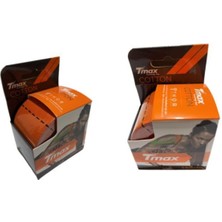 Feyza Design Turuncu Kinesio Tape Ağrı Bandı 5cm x 5m, 2'li Set, Esnek ve Dayanıklı Ürün