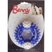 Pazarcan Benny Diş Kaşıma Köpek Oyuncağı Yuvarlak 9,5 cm