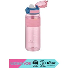 Feyza Design 600ML Yeni Koleksiyon Silikon Gövde Tritan Su Matara, Sağlıklı ve Dayanıklı