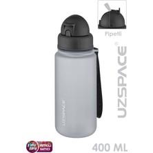 Feyza Design Çocuklar Için 400 ml Tritan Pipetli Su Matarağı, Sağlıklı ve Şık Tasarım