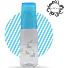 Feyza Design Renkli Desenli 600 ml Sızdırmaz Kapaklı Su Şişesi ve Matara