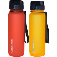 Feyza Design 2'li 800ML Tritan Su Matara Seti, Bpa'sız, Koku ve Sızdırmaz