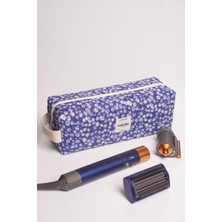 Estrella Paris Papatya Dy-Son Airwrap ve Tüm Saç Şekillendiriciler Için Xl Boy Çanta Seyahat Çantası Mavi Kare