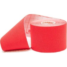 Feyza Design Kırmızı Kinesio Tape, Ağrı Bandı, Sporcu Destek Bandı, Esneklik ve Konfor