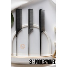 Krepe Boya Tarağı Profesyonel 3 Lü Set