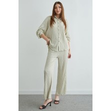 FullaModa Fullamodest Dokulu Düğmeli 2 L I Takım