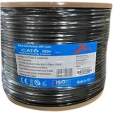 Hsc Bilişim Ztech 0,57MM Black Cat6 Kablo 305MT
