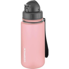 Feyza Design 400ML Tritan Matara, Parlak Pembe, Hafif ve Dayanıklı Tasarım