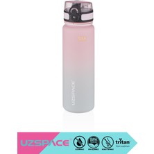 Feyza Design 500ML Çift Renkli Bpa Içermez Su Matara, Kilitli Kapaklı, Motivasyonlu
