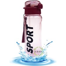 Feyza Design 700ML Spor Matara Suluk, Pipetli, Sızdırmaz ve Kilitli Kapaklı