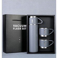 Feyza Design 3'lü Termos Bardak Seti, Dayanıklı ve Hafif, Okul ve Spor Için Ideal