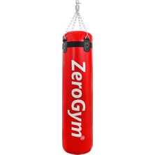 Zerogym Boks Kum Torbası 140CM x 32CM Premium Kalite,içi Dolu, Döner Mekanizma ve Askı Aparatlı