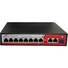 Hsc Bilişim Ztech ZR-1108 Poe Switch 8 Port