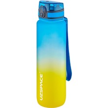 Feyza Design 1000ML Çift Renk Softtouch Tritan Su Matara Büyük Boy