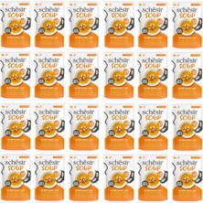 Schesir Soup Ton Balıklı ve Balkabaklı Yetişkin Kedi Çorbası Pouch 40 Gr. x 24 Adet