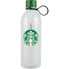 Feyza Design Şeffaf 710 ml Klasik Seri Sert Plastik Matara, Sağlam ve Hafif Tasarım