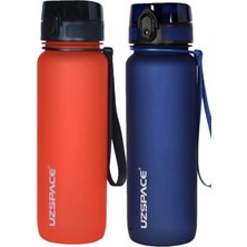 Feyza Design 2'li 800ML Tritan Su Matara Seti, Bpa, Koku ve Sızdırmaz Tasarım