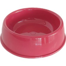 Pazarcan Kedi Köpek Plastik ve Su Kabı 20 cm - 200 ml Kırmızı