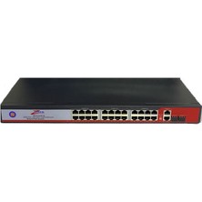 Hsc Bilişim Ztech ZR-1024 Poe Switch 24 Port