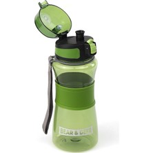 Feyza Design Koyu Yeşil 700 ml Otomatik Kapaklı Silikon Tutacaklı Matara